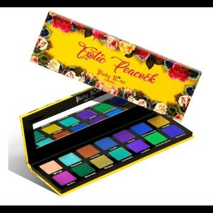 BNIB Pinky Rose Cosmetics Exotic Peacock Palette